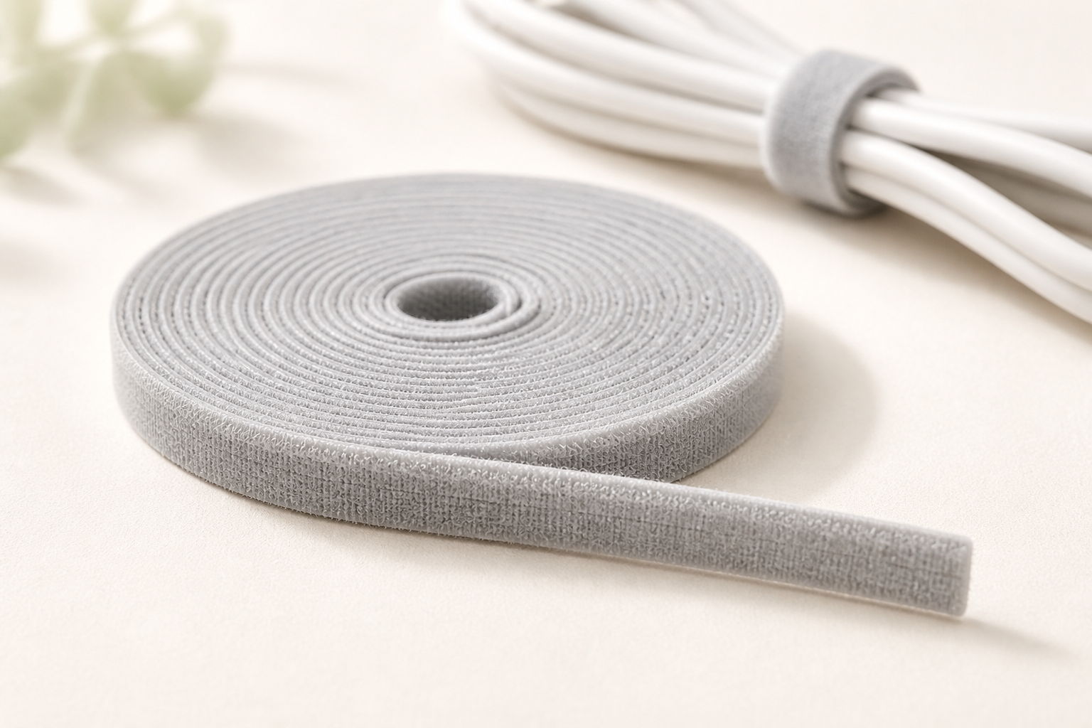 Reusable hook-and-loop cable tie tape