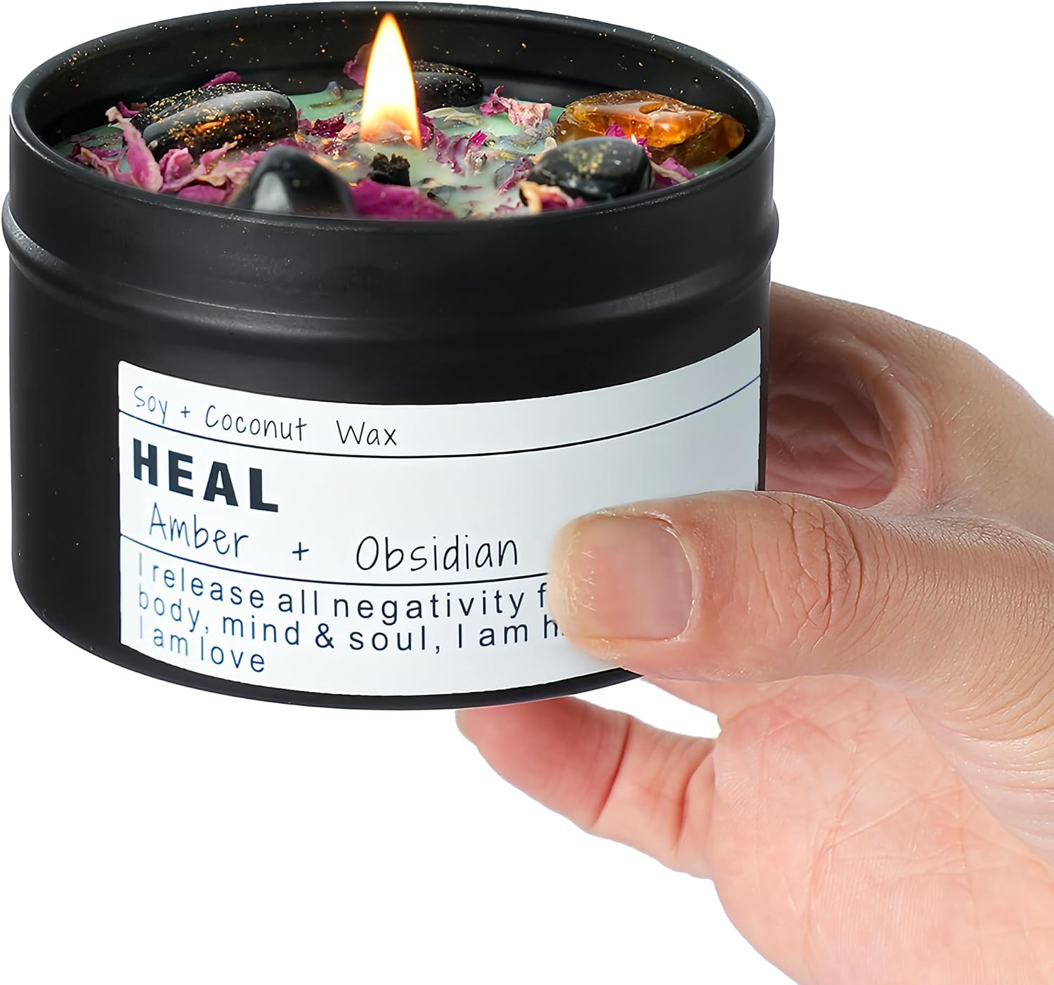 Crystal candle